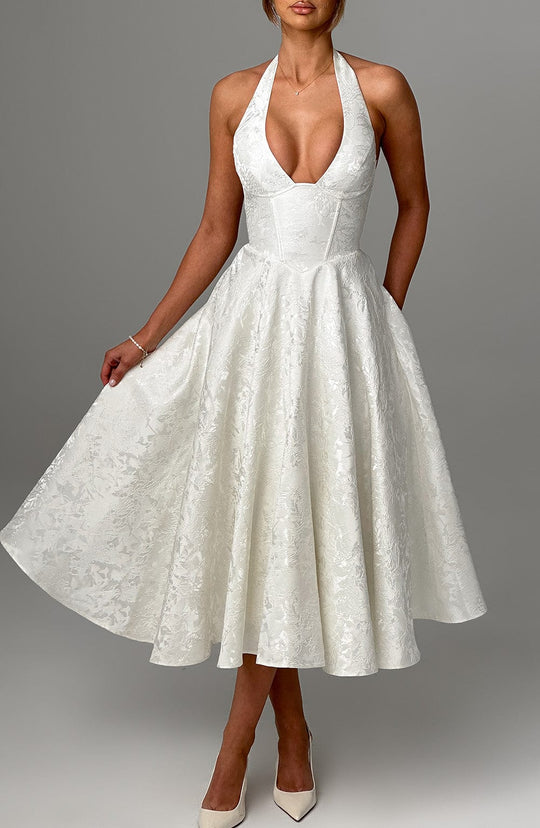 Catalina| Romantic Midi Dress