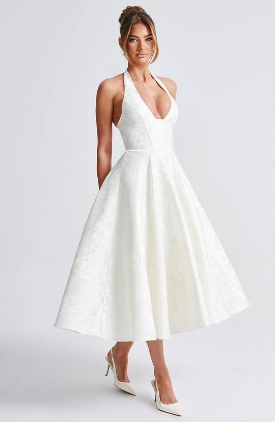 Catalina| Romantic Midi Dress