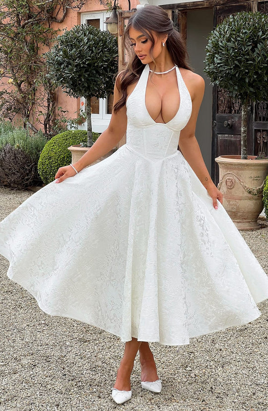 Catalina| Romantic Midi Dress