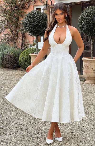 Catalina| Romantic Midi Dress