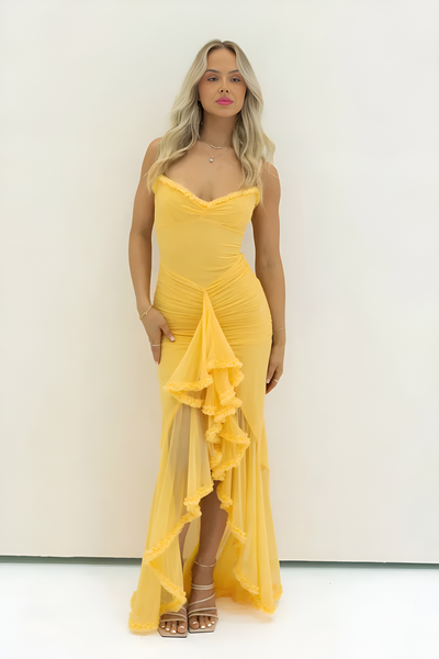 FLAVIA Ruffle Maxi Dress