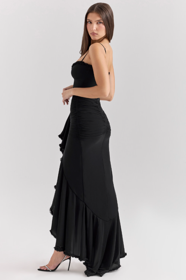 FLAVIA Ruffle Maxi Dress